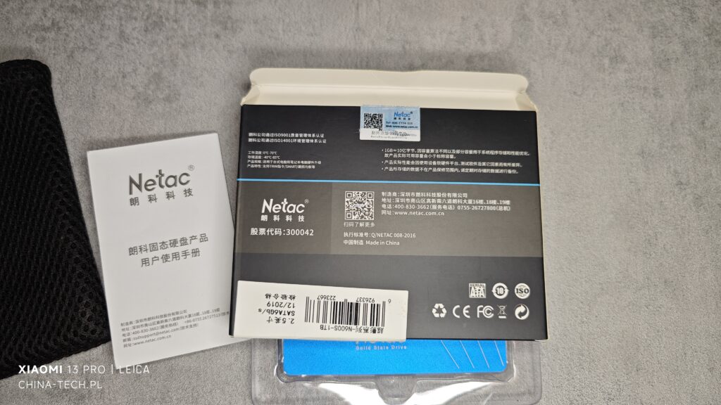 NETAC dysk ssd z chin z aliexpress test recenzja czy warto opinia test benchmark cristaldiskmark N600s